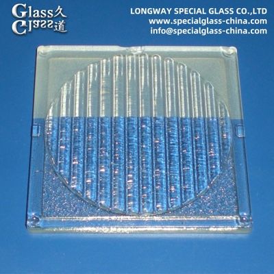 スポットライトランプのレンズのための表面線形ガラスレンズ