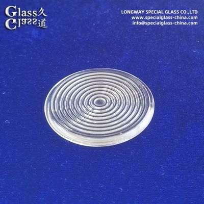 LED照明装置のための効率的なボロシリケートガラスフレスネルレンズ